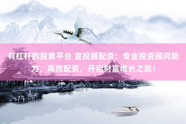 有杠杆的股票平台 宜投顾配资：专业投资顾问助力，高效配资，开启财富增长之旅！