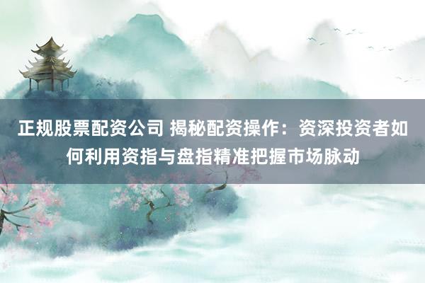 正规股票配资公司 揭秘配资操作：资深投资者如何利用资指与盘指精准把握市场脉动
